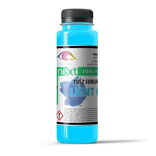 100 ml J-Teck J-Eco Nano LIGHT CYAN Sublimacja Temotransfer