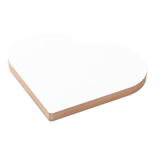 Ramka na zdjęcie - serce z MDF-u do sublimacji - 20,3 x 20,3 cm