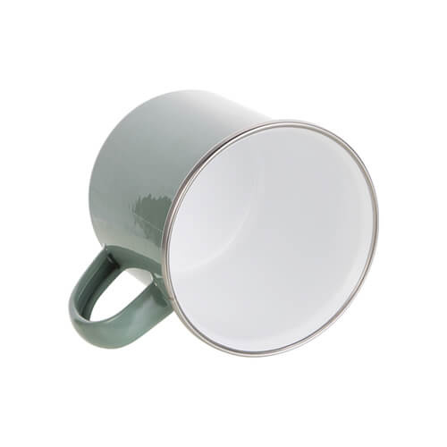 Kubek metalowy 360 ml do sublimacji - szara zieleń