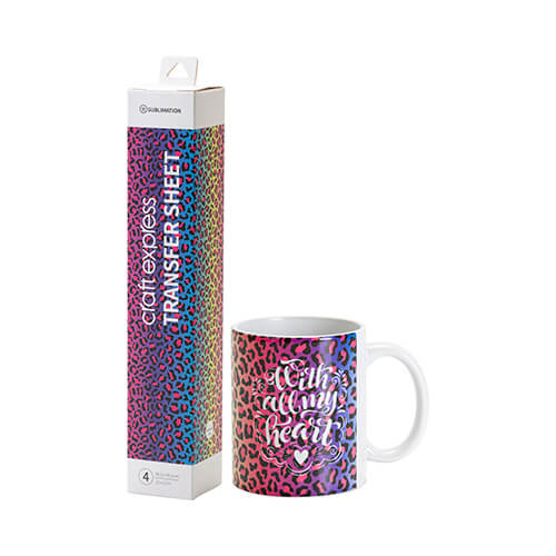 Arkusz transferowy Craft Express Dynamic Leo 30,5 x 30,5 cm - 4 szt.