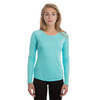 Damska koszulka Solar z długim rękawem do sublimacji - Water Blue