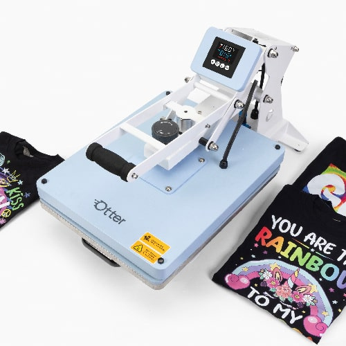 Automatyczna prasa płaska z wysuwanym blatem 40 x 50 cm