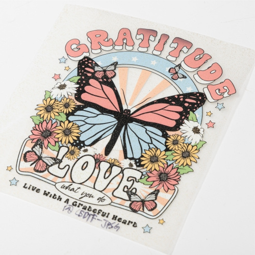 Folia brokatowa do druku OtterPro DTF A4 - 100 arkuszy - Gold