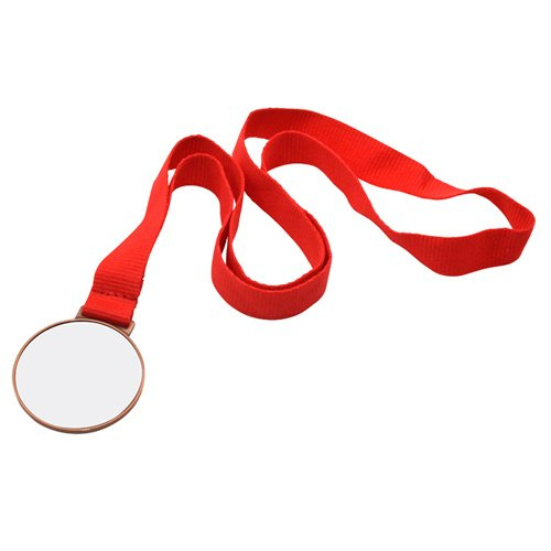 Medal Ø 6 cm / pole nadruku Ø 5 cm - brązowy - Sublimacja Termotransfer