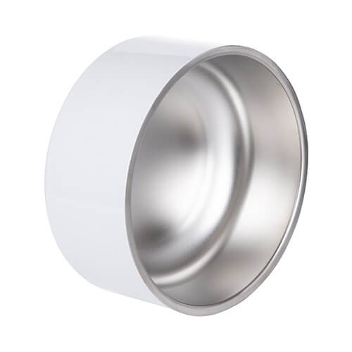 Miska 1900 ml dla psa ze stali nierdzewnej do sublimacji - biała