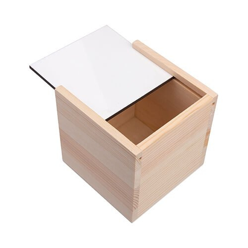 Pudełko drewniane 10 x 10 x 10 cm do sublimacji