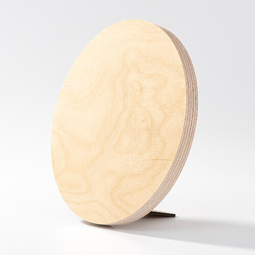 Okrągła ramka na zdjęcie ze sklejki do sublimacji - Ø 20,3 cm