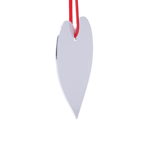 Zawieszka metalowa do sublimacji - serce