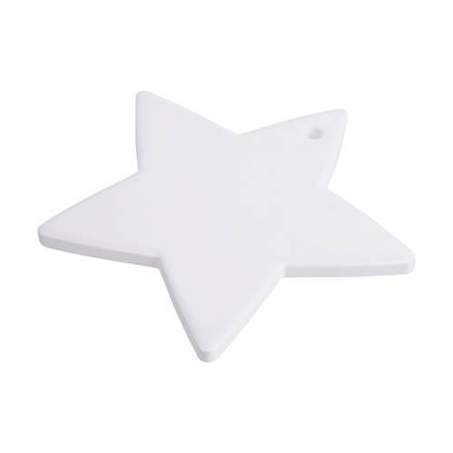 Podkładka ceramiczna do sublimacji - pięcioramienna gwiazda