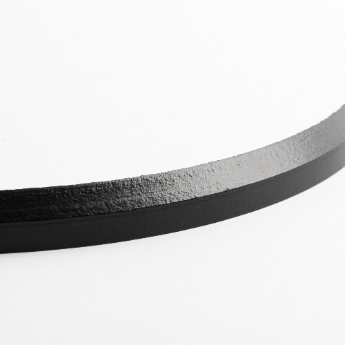 Ramka z MDF-u z czarną krawędzią do sublimacji - ∅ 30,5 cm