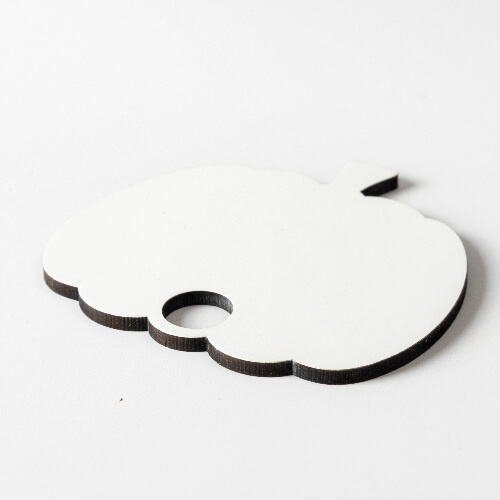 Plakietka imienna z płyty pilśniowej do kubka 780 / 900 / 1050 / 1260 ml do sublimacji - dynia