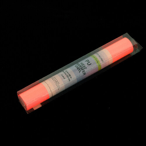 Luminescencyjna folia flex - różowa świecąca na żółto