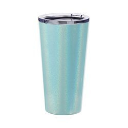 Tumbler termiczny 480 ml ze stali nierdzewnej do sublimacji - błękitny opalizujący