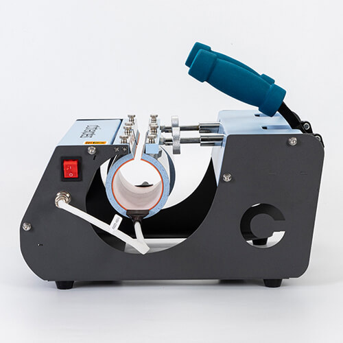 Dwustanowiskowa prasa do kubków i tumblerów - model 3 w 1