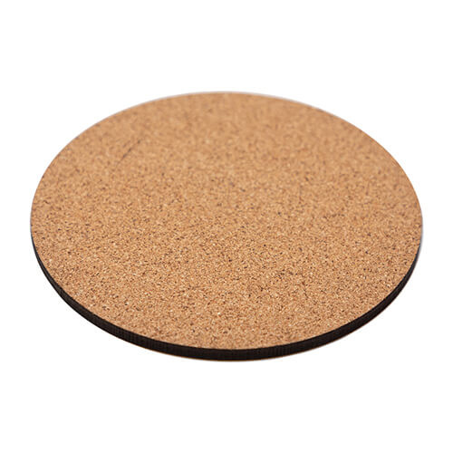 Okrągła podkładka pod kubek z płyty pilśniowej do sublimacji - Ø 9,5 cm