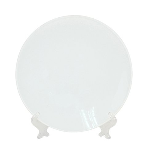 Talerz Szklany 25 cm z Podstawką Sublimacja Termotransfer