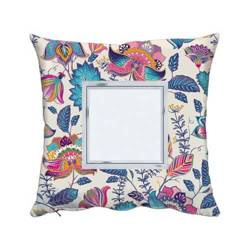 Dwukolorowa poszewka z satyny 38 x 38 cm do sublimacji - Floreal