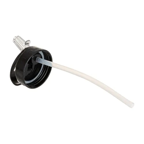 Bidon aluminiowy z ustnikiem 600 ml biały z czarną zakrętką i uchwytem do sublimacji