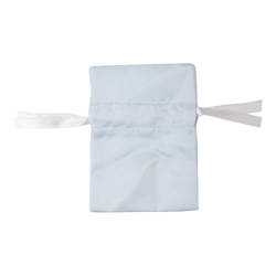 Worek z satyny 9 x 14 cm do sublimacji - błękitny