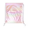 Worek na plecy 33 x 42 cm do sublimacji - efekt holo - różowy