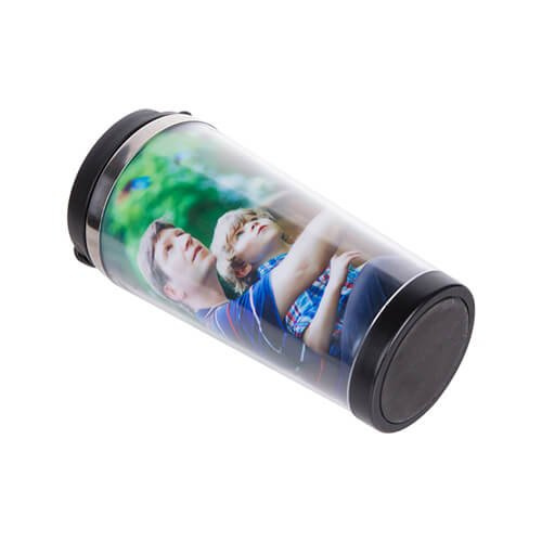 Tumbler 350 ml ze stali nierdzewnej z wkładką fotograficzną