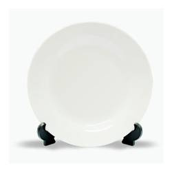 Talerz Biały 25cm z Podstawką Sublimacja Termotransfer