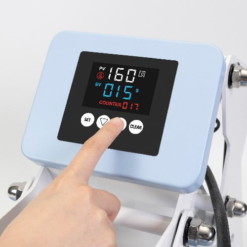 Automatyczna prasa płaska z wysuwanym blatem 40 x 50 cm