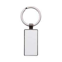 Dwustronny brelok do kluczy 2,2 x 5,1 cm do sublimacji - czarny