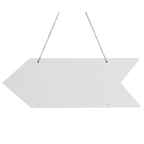 Zawieszka na drzwi z MDF-u do sublimacji - strzałka