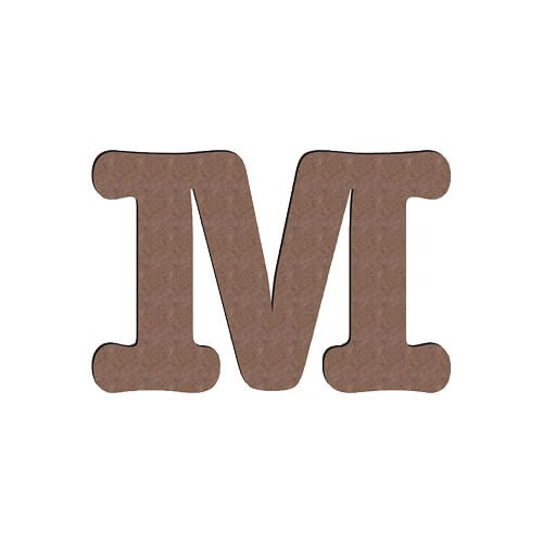 Litera dekoracyjna z MDF-u do sublimacji 10 cm M