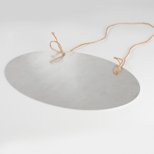 Zawieszka na drzwi z aluminium do sublimacji - owal