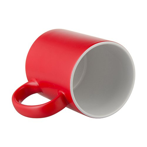 Kubek magiczny, czerwony, matowy do sublimacji