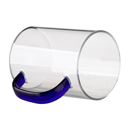 Szklanka 450 ml z granatowym uszkiem do sublimacji