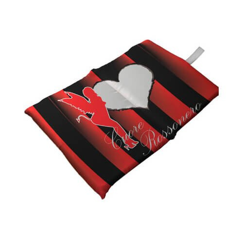 Dwukolorowa poszewka na siedzisko do sublimacji - czerwona