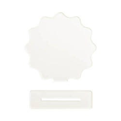 Akrylowa ramka QR Code do sublimacji - kwiatek