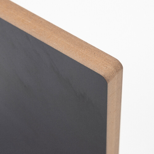 Płyta pilśniowa do sublimacji 20 x 20 x 1,5 cm - 2 szt. - czarny tył