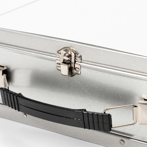 Metalowe pudełko na lunch do sublimacji - srebrne