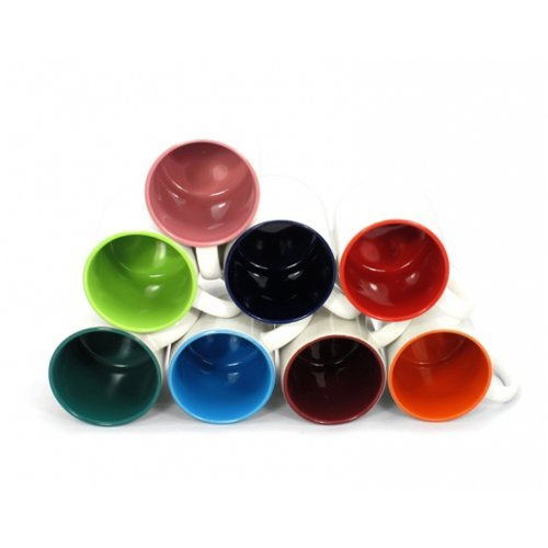 Kubek 330 ml z Błękitnym Wnętrzem Sublimacja Termotransfer