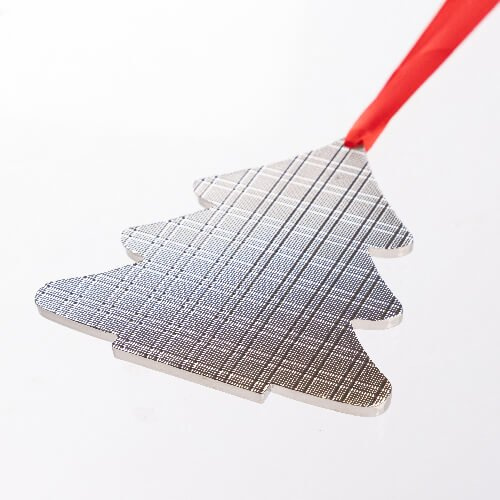 Metalowa zawieszka na choinkę do sublimacji - choinka