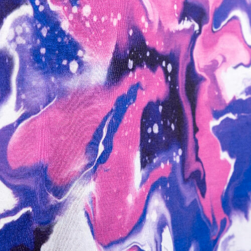 Koszulka Cotton-Like Bleached Bloom Blue do sublimacji