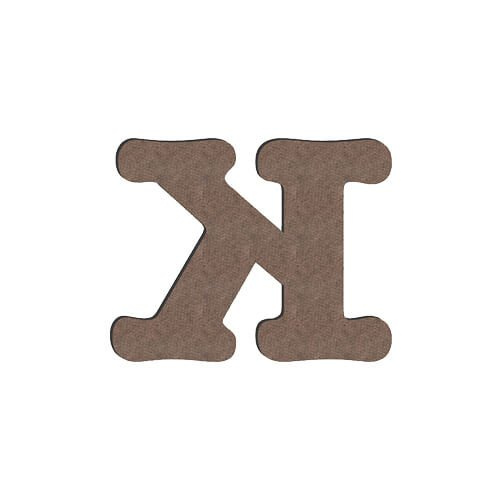 Litera dekoracyjna z MDF-u do sublimacji 10 cm K