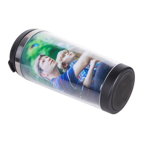 Tumbler 450 ml ze stali nierdzewnej z wkładką fotograficzną