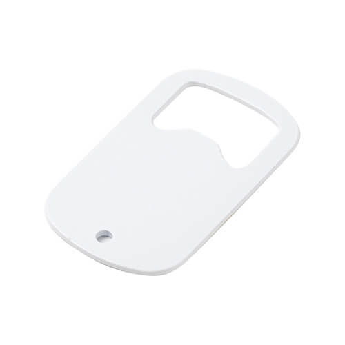 Otwieracz do butelek 3 x 5 cm do sublimacji - biały