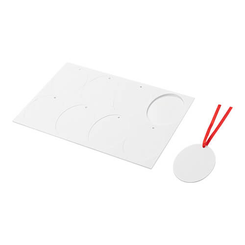 Samochodowa zawieszka zapachowa do sublimacji - owal