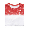 Koszulka Cotton-Like Bleached Starry Red do sublimacji