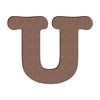Litera dekoracyjna z MDF-u do sublimacji 18 cm U