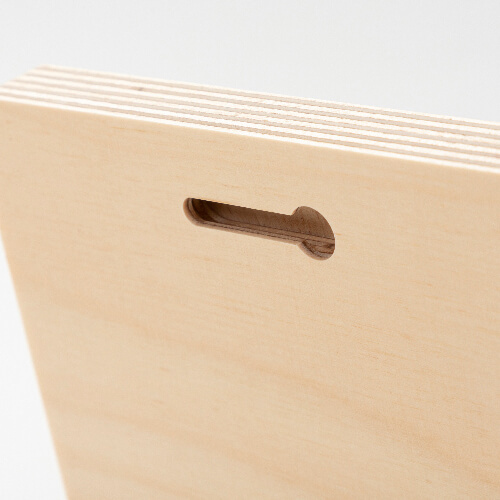 Kwadratowa ramka na zdjęcie ze sklejki do sublimacji - 15,2 x 15,2 cm