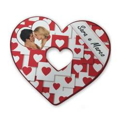 Ozdoba na drzwi z filcu do sublimacji - serce