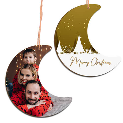 Zawieszka z MDF-u do sublimacji - księżyc