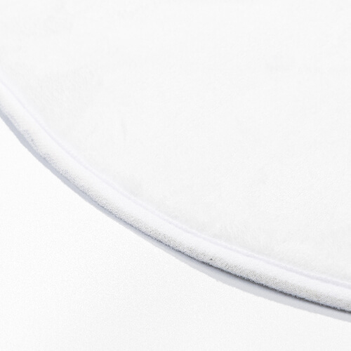 Flanelowa okrągła wycieraczka do sublimacji